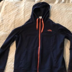 North face full zip sweatshirt.